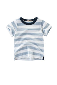 Blue Stripe Tee - Short Sleeve