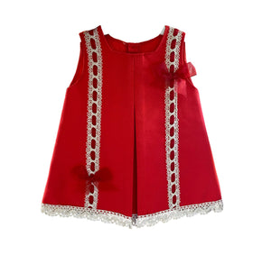 Red Pique Dress